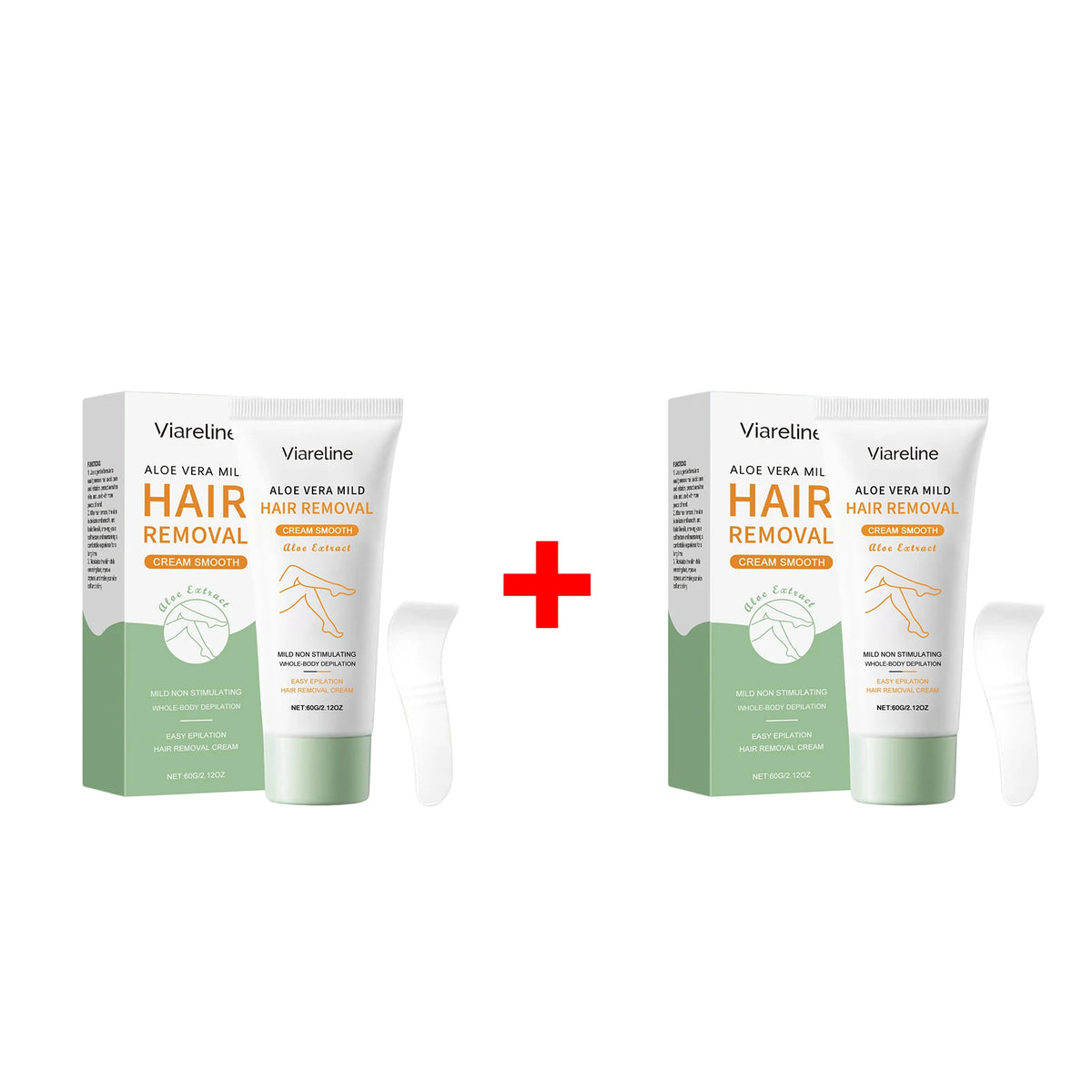 Aloe Vera Painless Hair Removal Cream for Smooth Whole Body Skin
