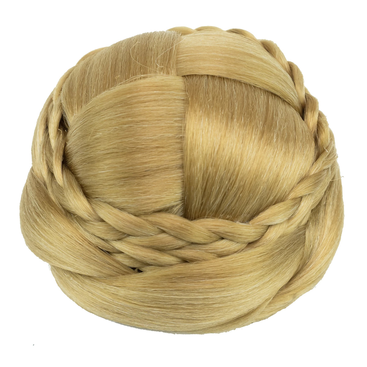Handmade Braided Chignon Hair Bun Extension for Elegant Updos