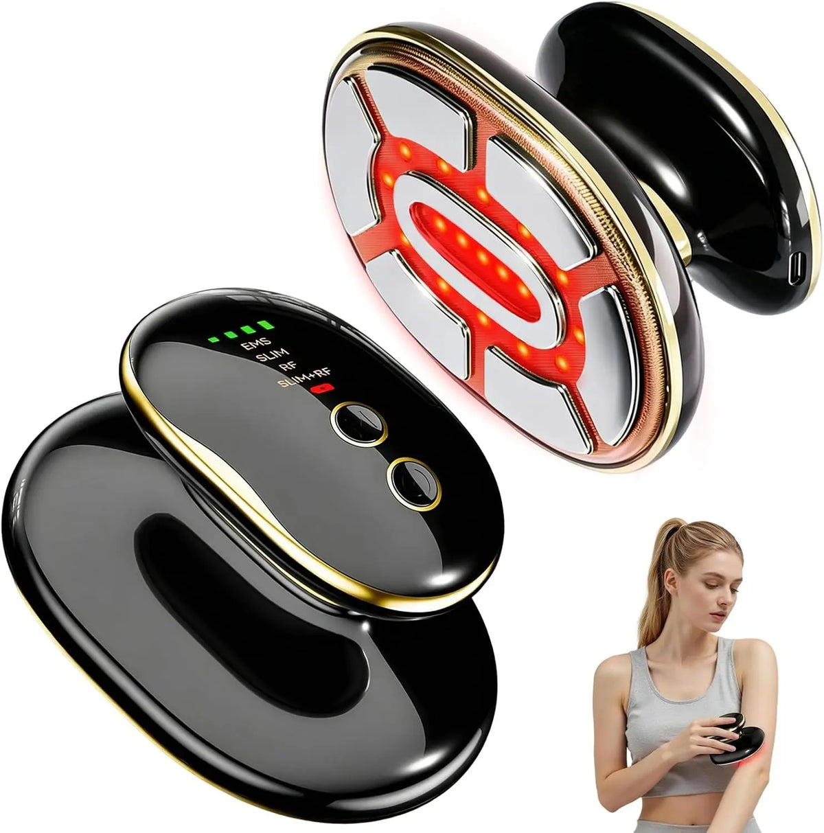 4-in-1 LED Body Sculpting and Cellulite Massager for Home Skin Tightening