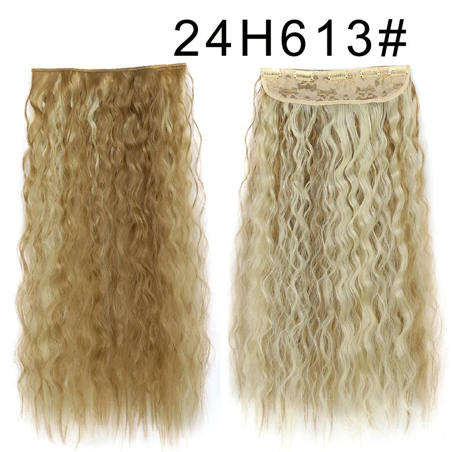 24-Inch Kinky Curly One-Piece Clip-In Hair Extension - 13
