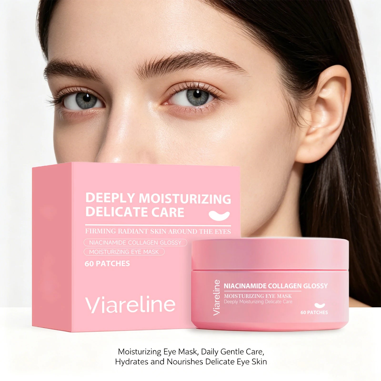 Niacinamide Collagen Eye Mask Patches for Dark Circles and Puffiness - 2