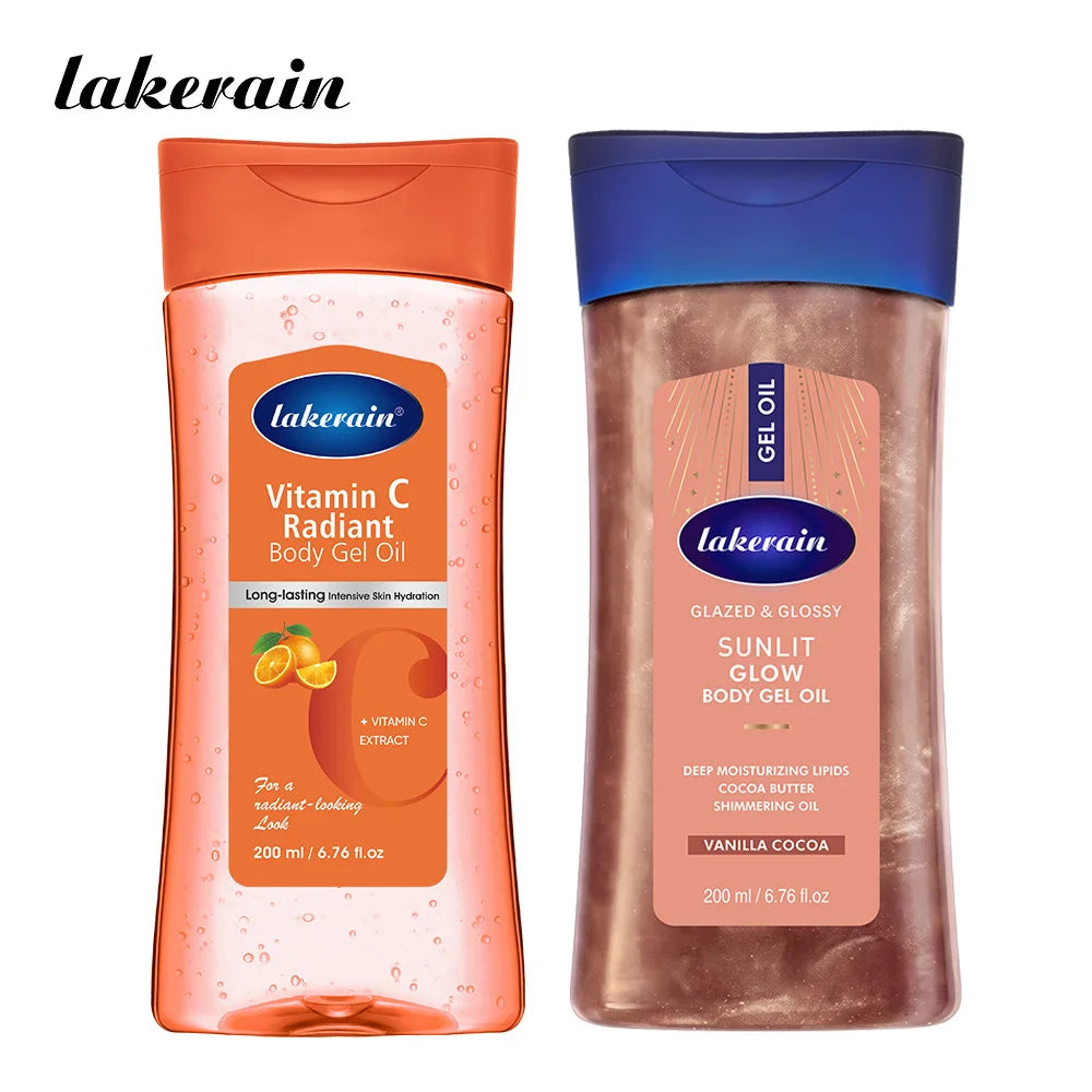 Radiant Moisturizing Body Gel Oil for Dry Skin Care and Glowing Results