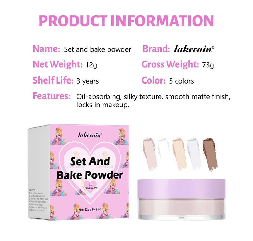 Oil-Absorbing Matte Setting Powder for Long-Lasting Flawless Makeup - 14