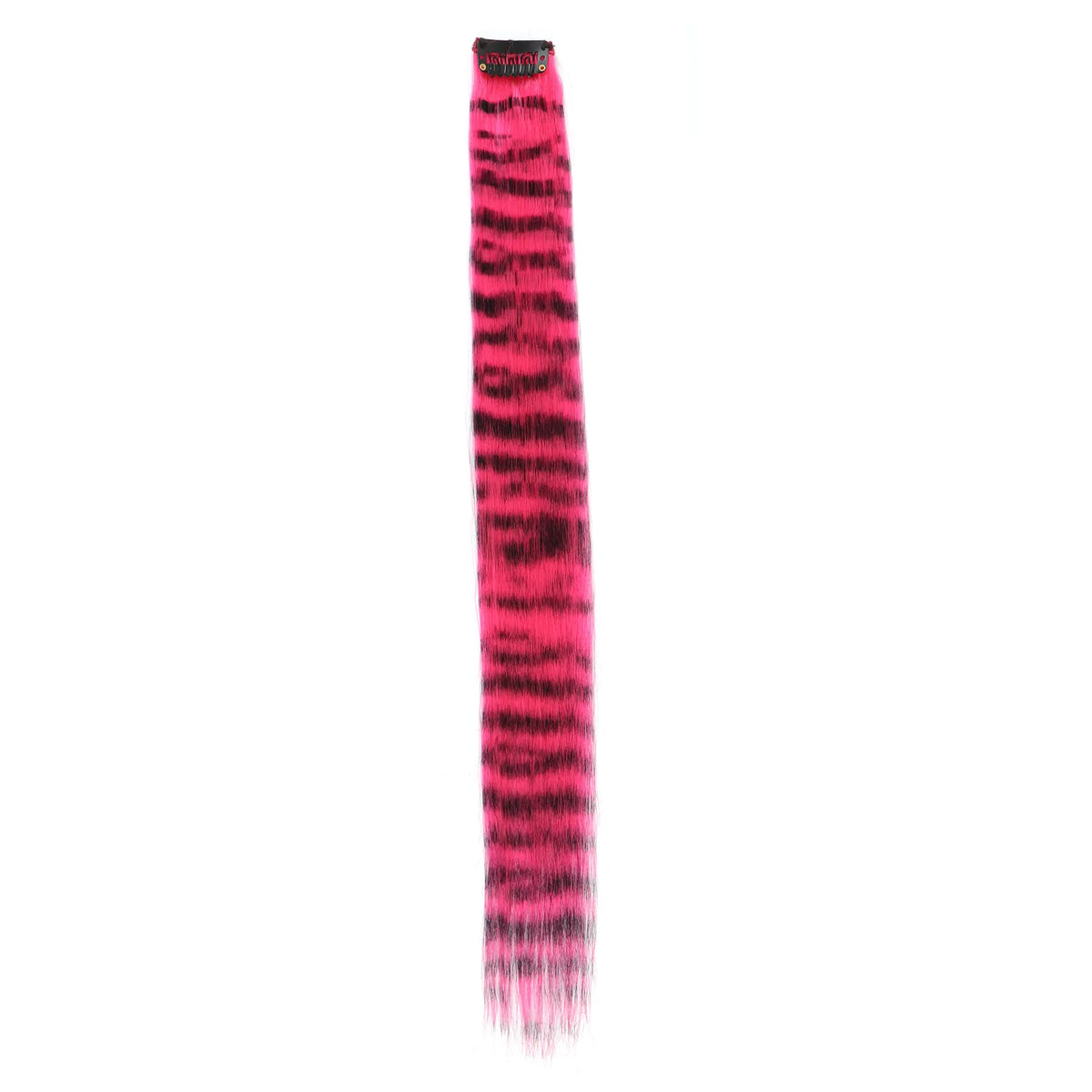 Colorful Leopard Print Clip-In Hair Extensions for Parties and Daily Use