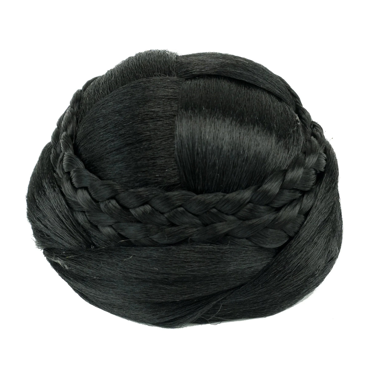 Handmade Braided Chignon Hair Bun Extension for Elegant Updos