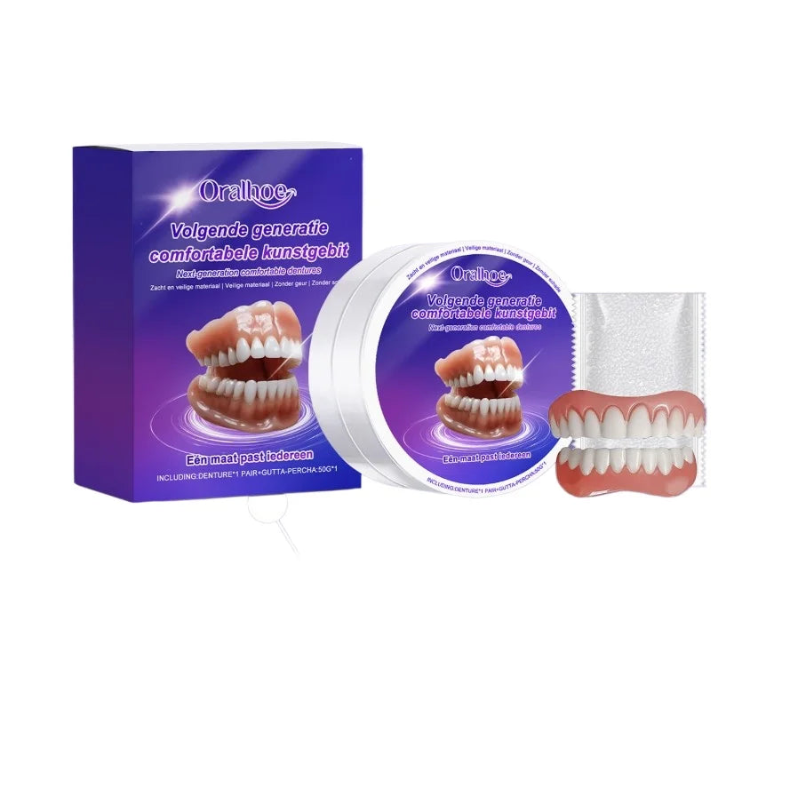 Flexible Silicone Dentures for Natural Looking Smile and Comfort Fit