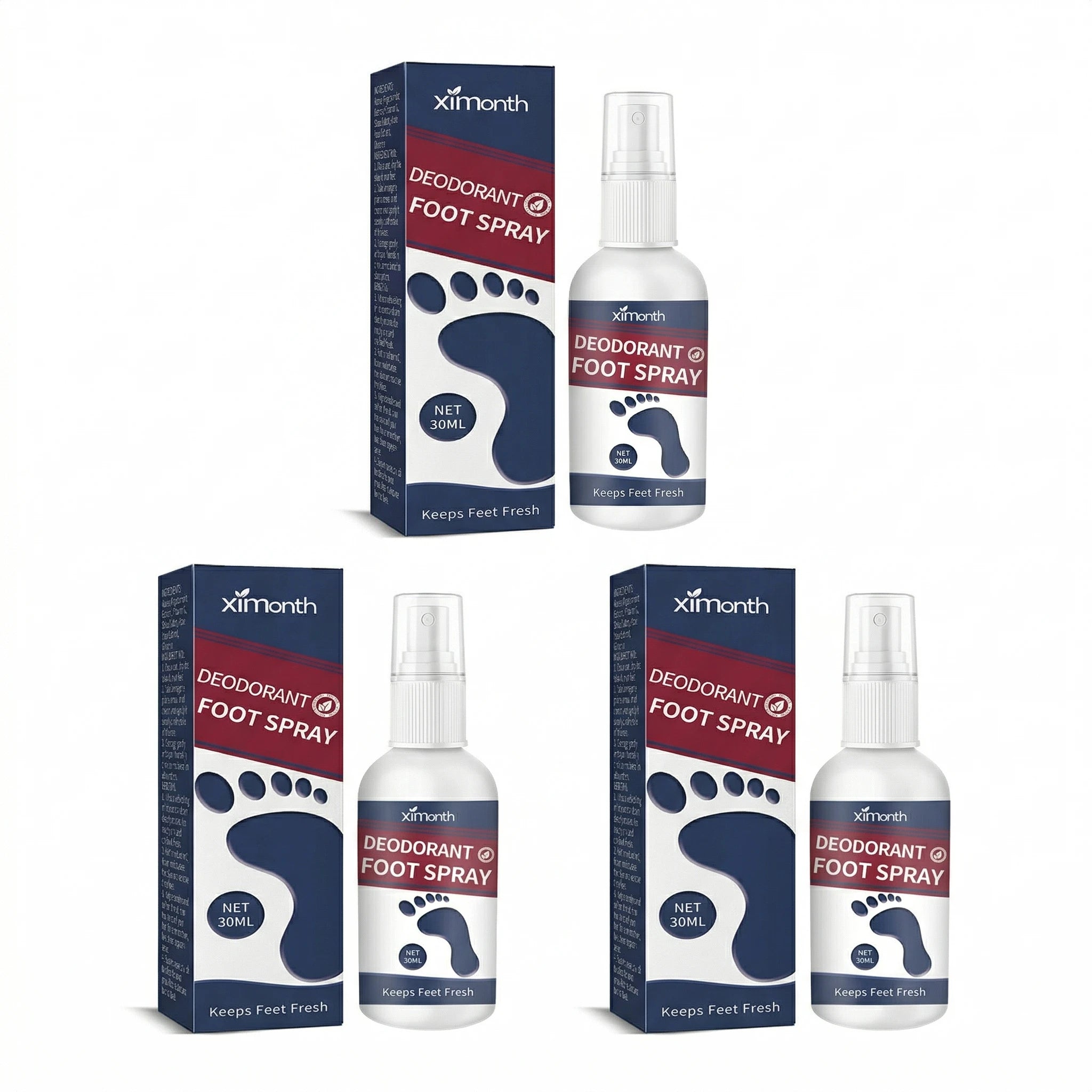 Refreshing Foot Deodorant Spray for Odor Removal and Hydrating Dry Heels - 11