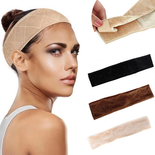 Adjustable Velvet Wig Grip Headband for Secure Non-Slip Wear