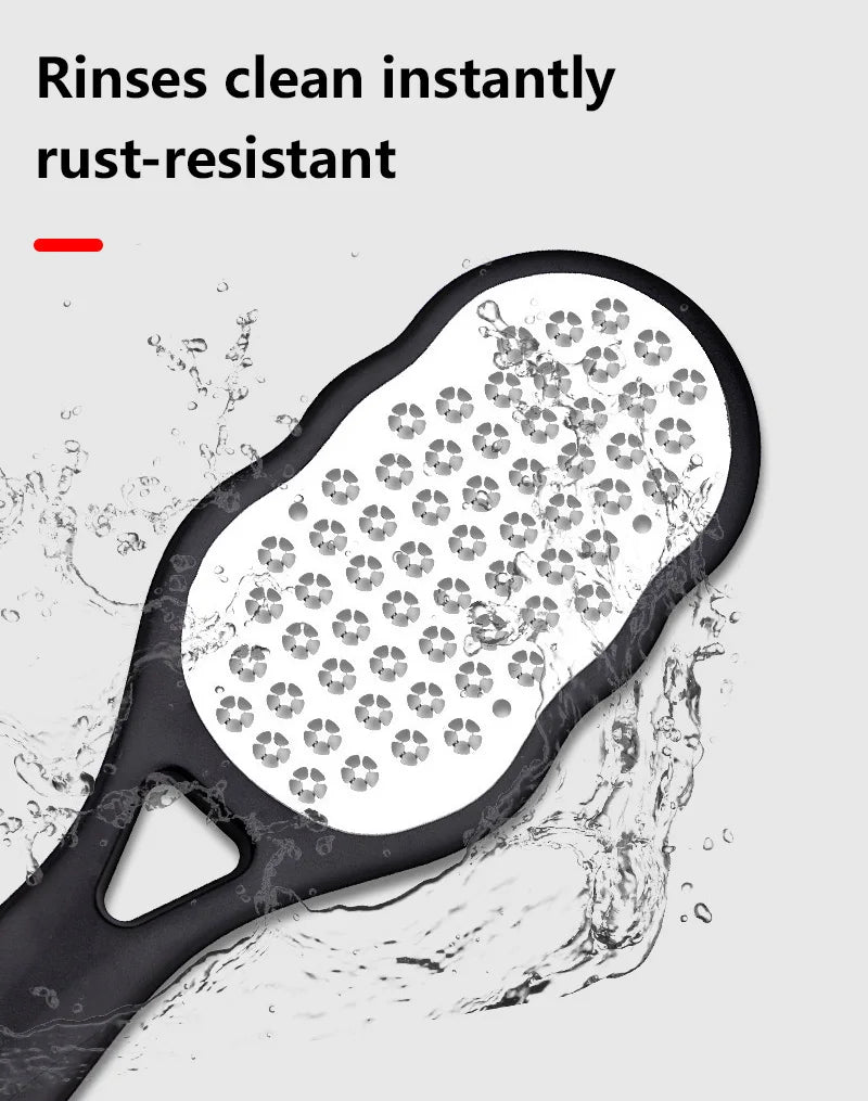 Professional Stainless Steel Foot File for Cracked Heels and Callus Removal