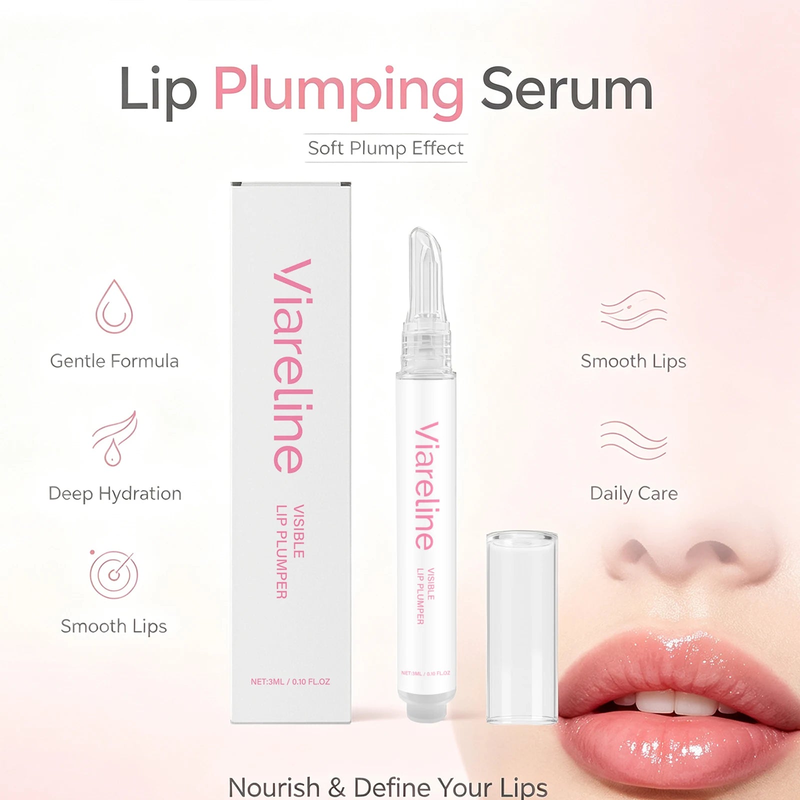 Hydrating Lip Plumper Serum for Smooth and Volumized Lips - 5