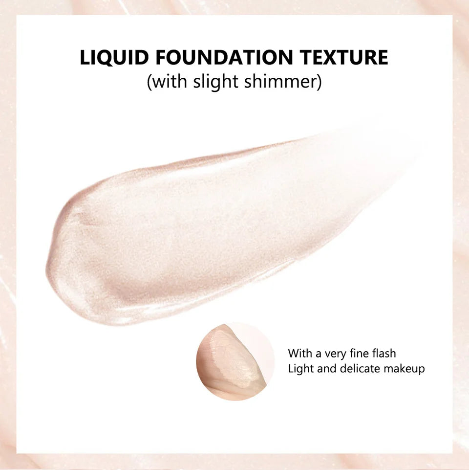 Liquid Illuminating Foundation and Highlighter for Face and Body