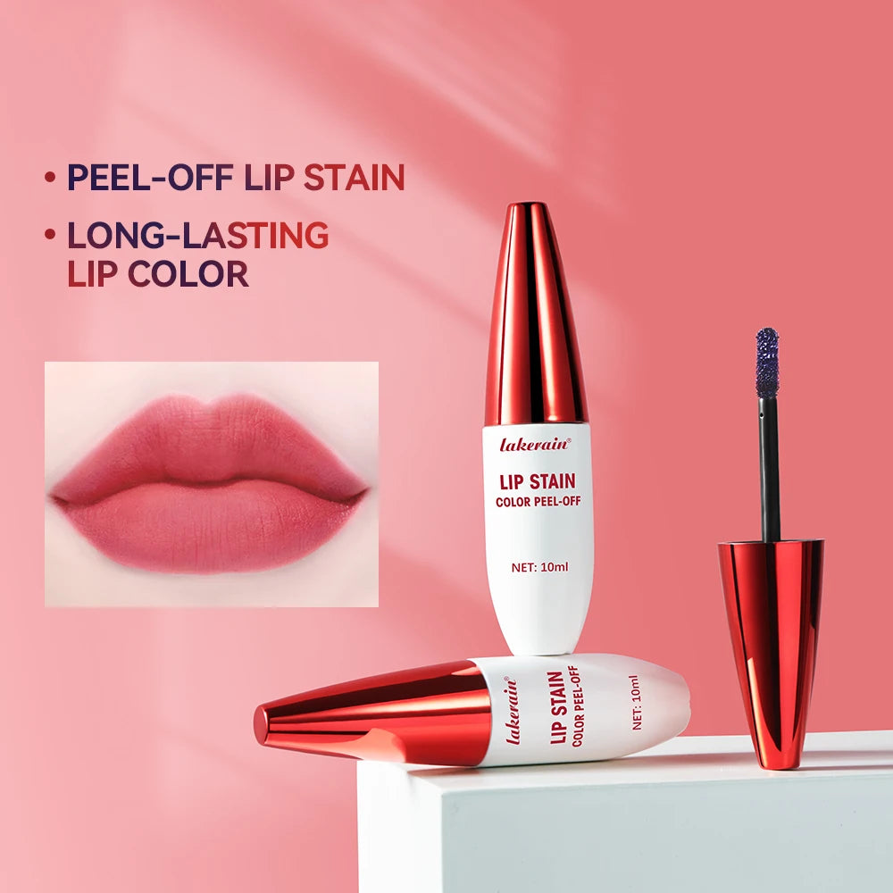 Waterproof Peel-Off Lip Stain for Long-Lasting Natural Color