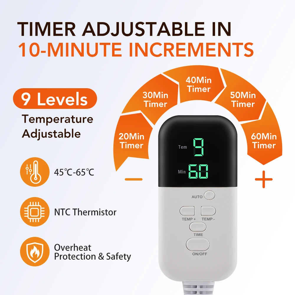 Electric Thermal Hair Steamer Cap for Deep Conditioning Treatments - 2