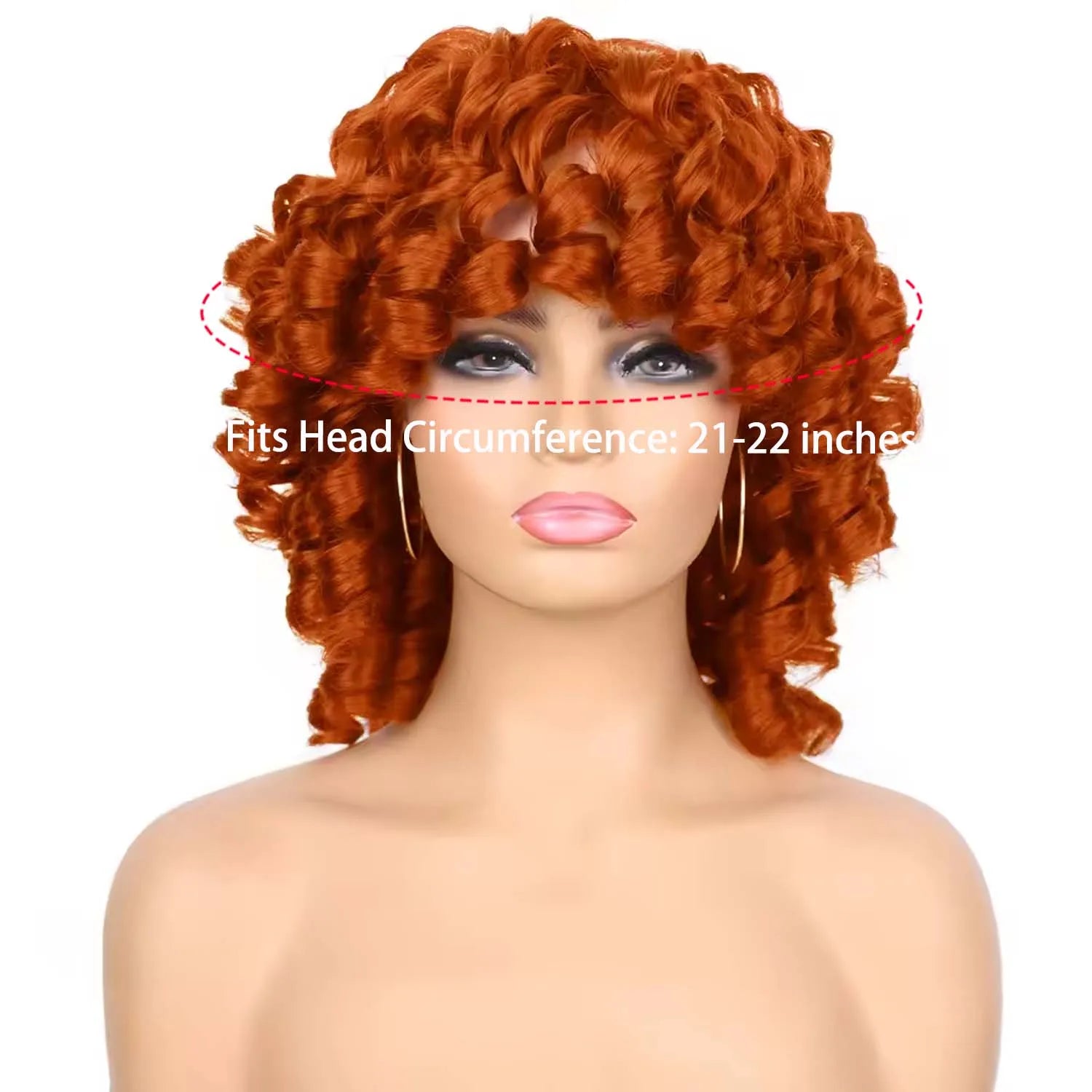 Short Curly Afro Wig for Daily Wear Natural Synthetic Hair - 11
