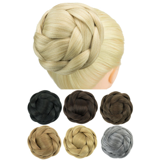 Synthetic Braided Chignon Hair Bun Extension