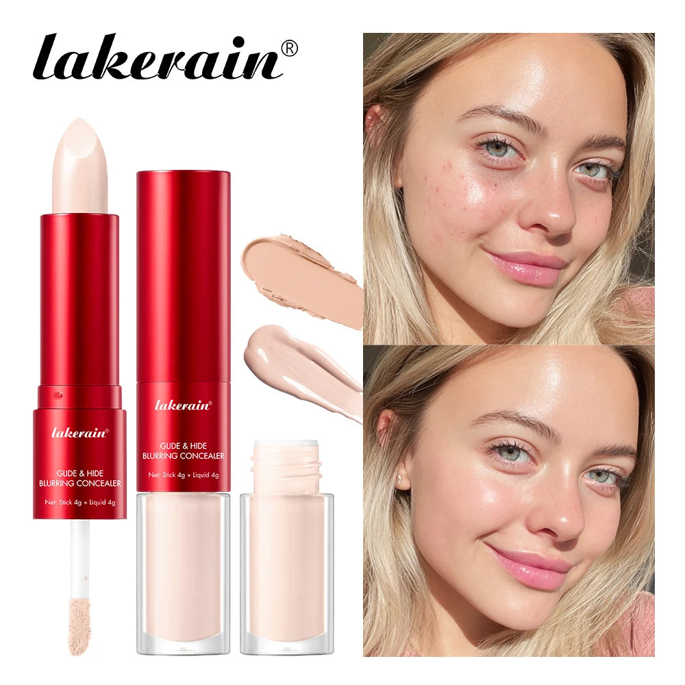 2-in-1 Blurring Concealer and Liquid Foundation for Flawless Full Coverage
