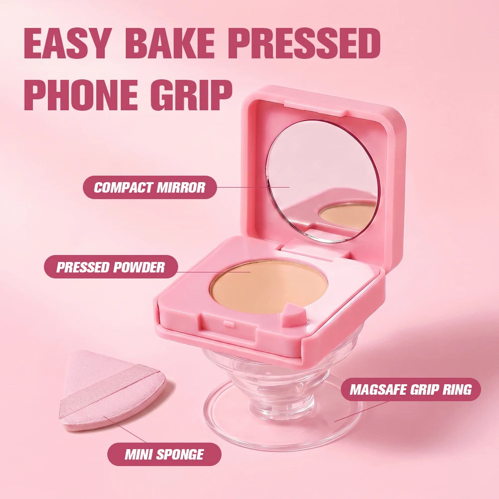 Matte Foundation Stick and Setting Powder Makeup Set for Flawless Skin - 21