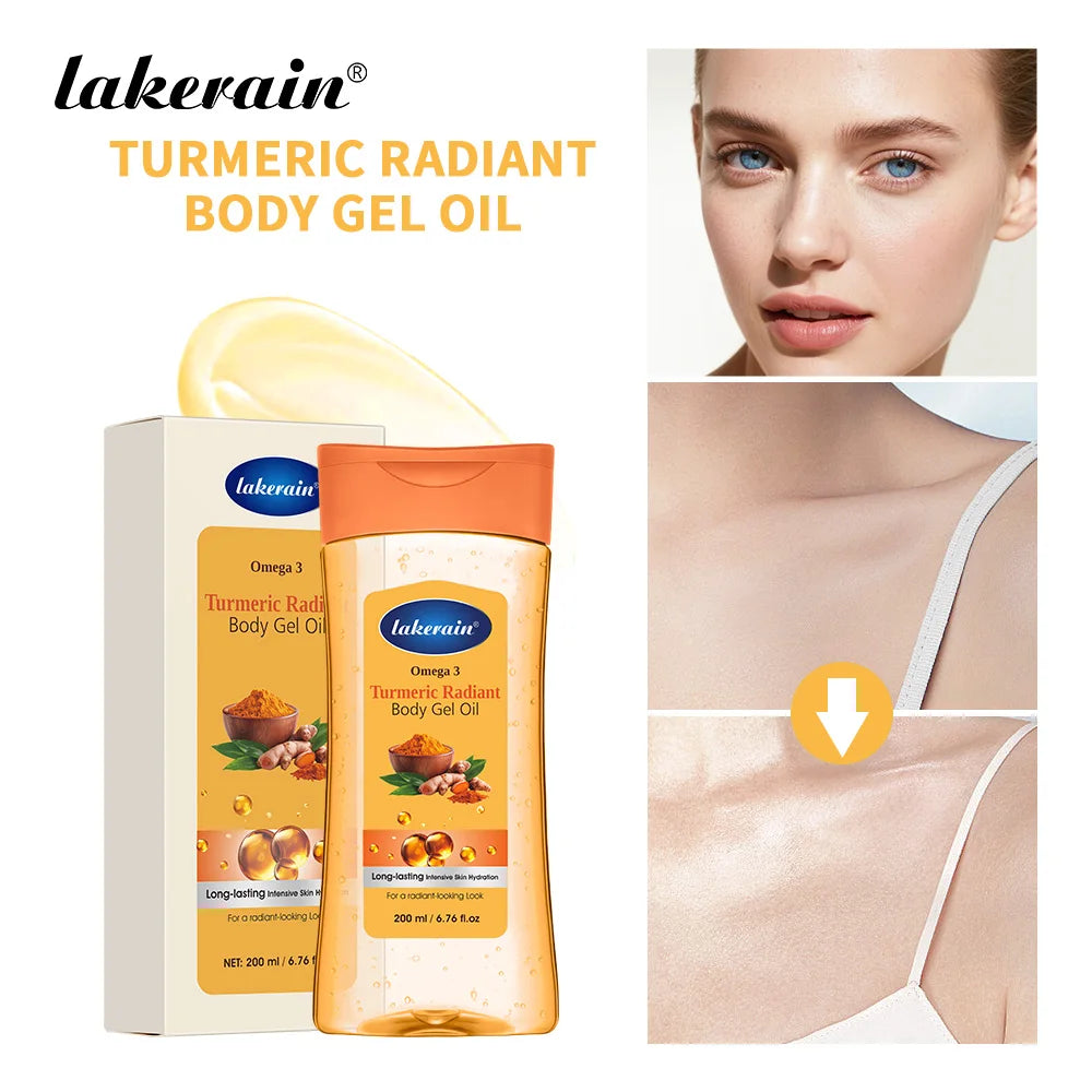 Radiant Nourishing Body Gel Oil for Soft Glowing Skin