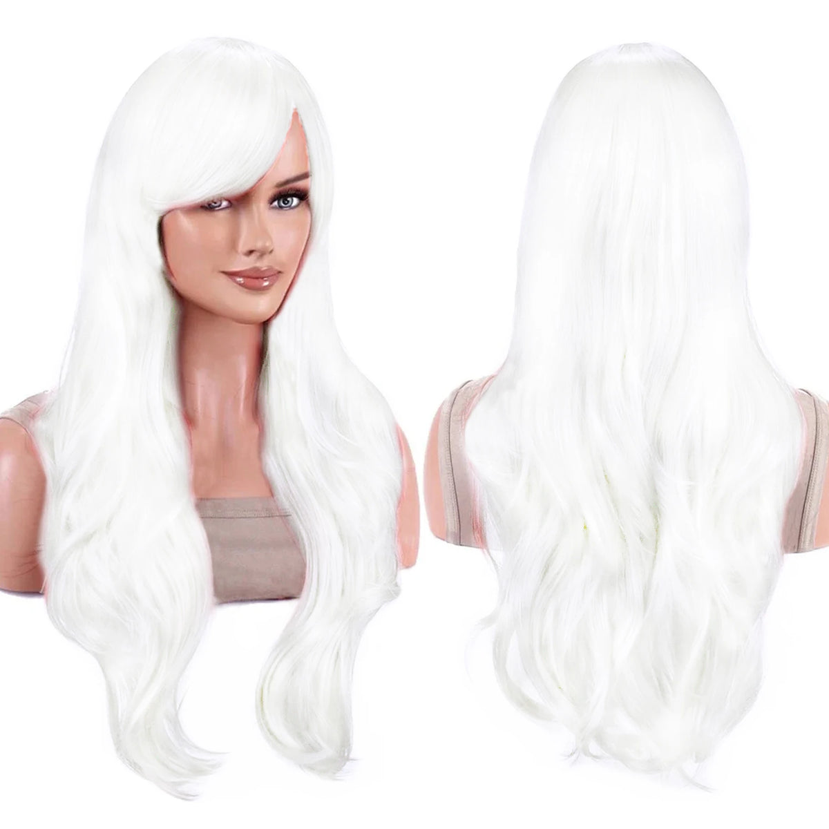 Long Wavy Colorful Synthetic Cosplay Wig for Women