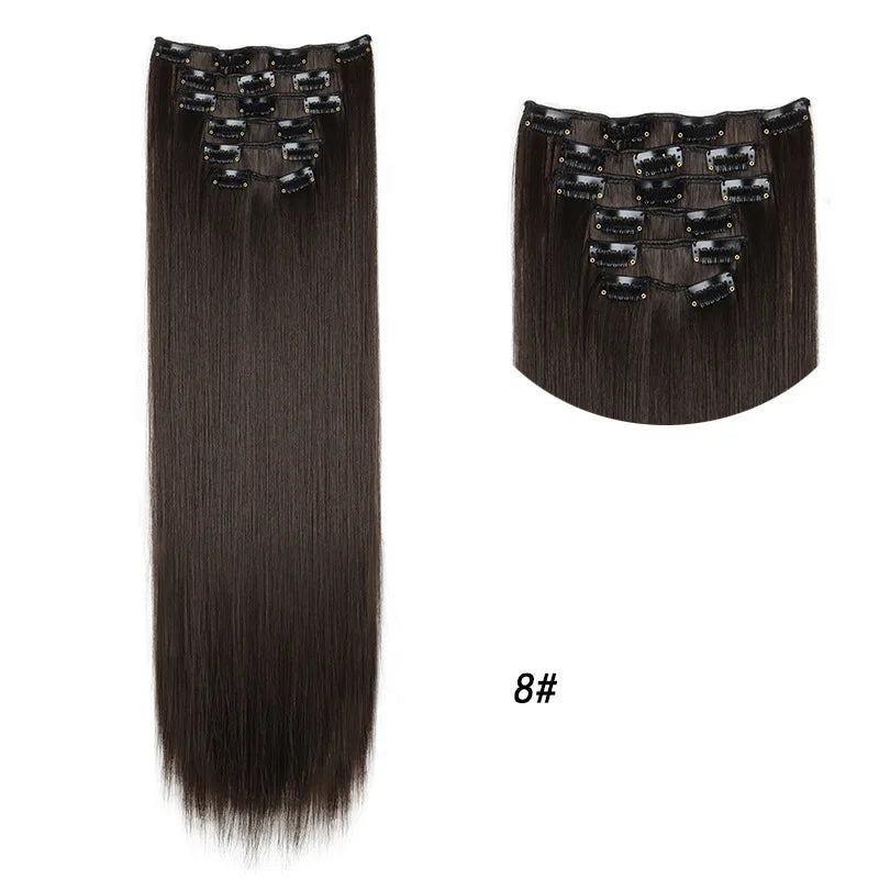 Long Curly Clip-In Hair Extensions for Instant Volume and Length