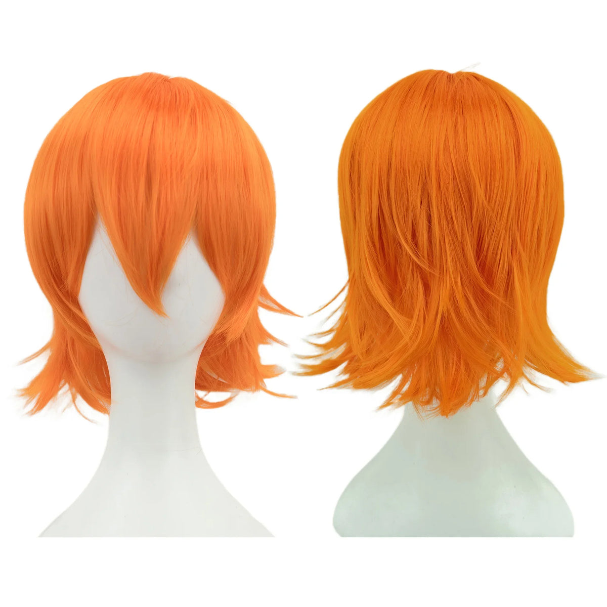 Short Bob Cosplay Wig with Bangs for Halloween and Costume Parties