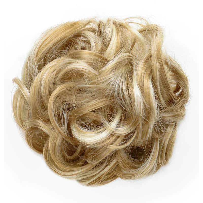 Messy Bun Hair Extension Scrunchie for Voluminous Updo Hairstyles
