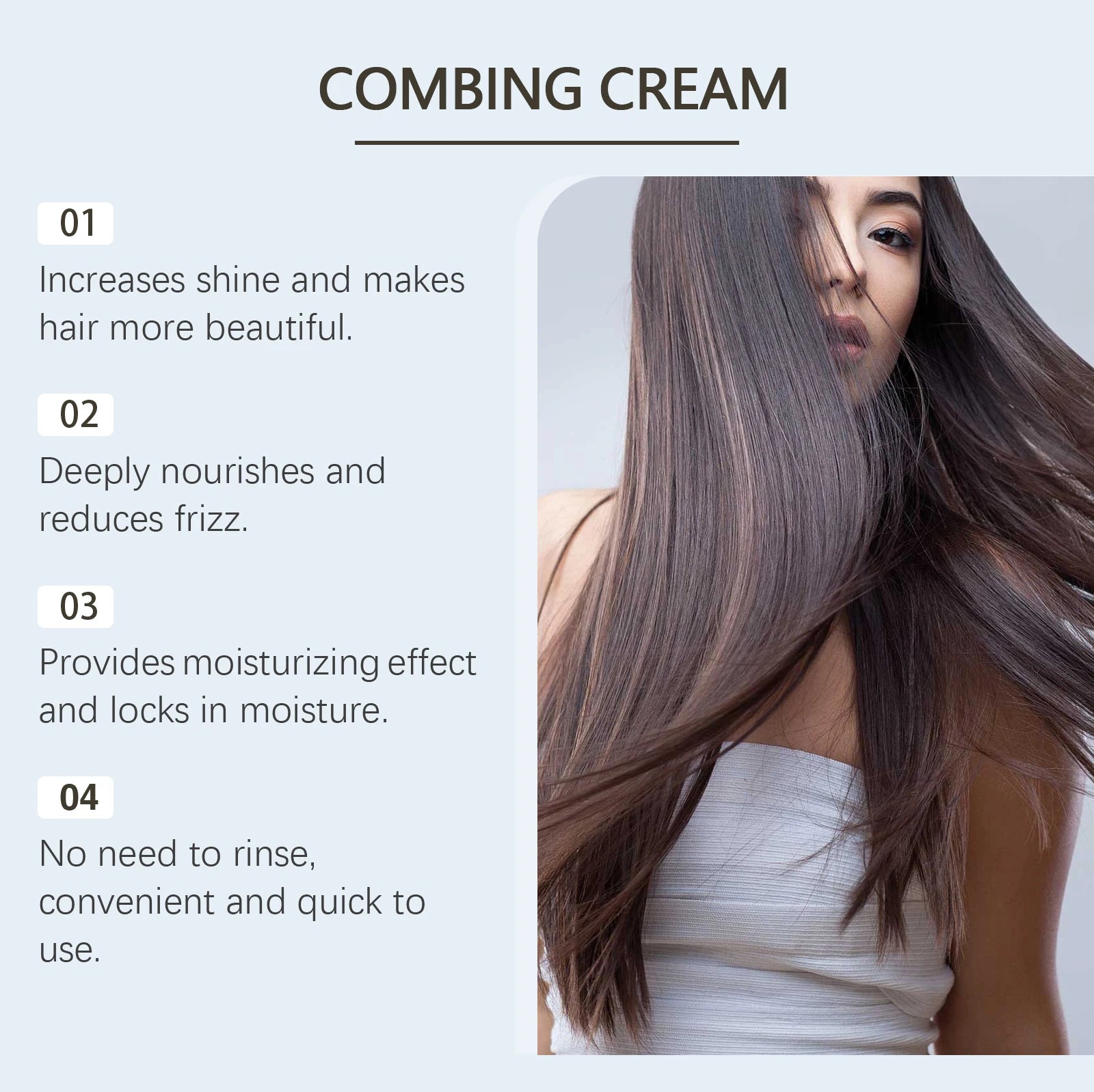 Curl Defining Moisturizing Cream for Frizzy and Curly Hair - 15