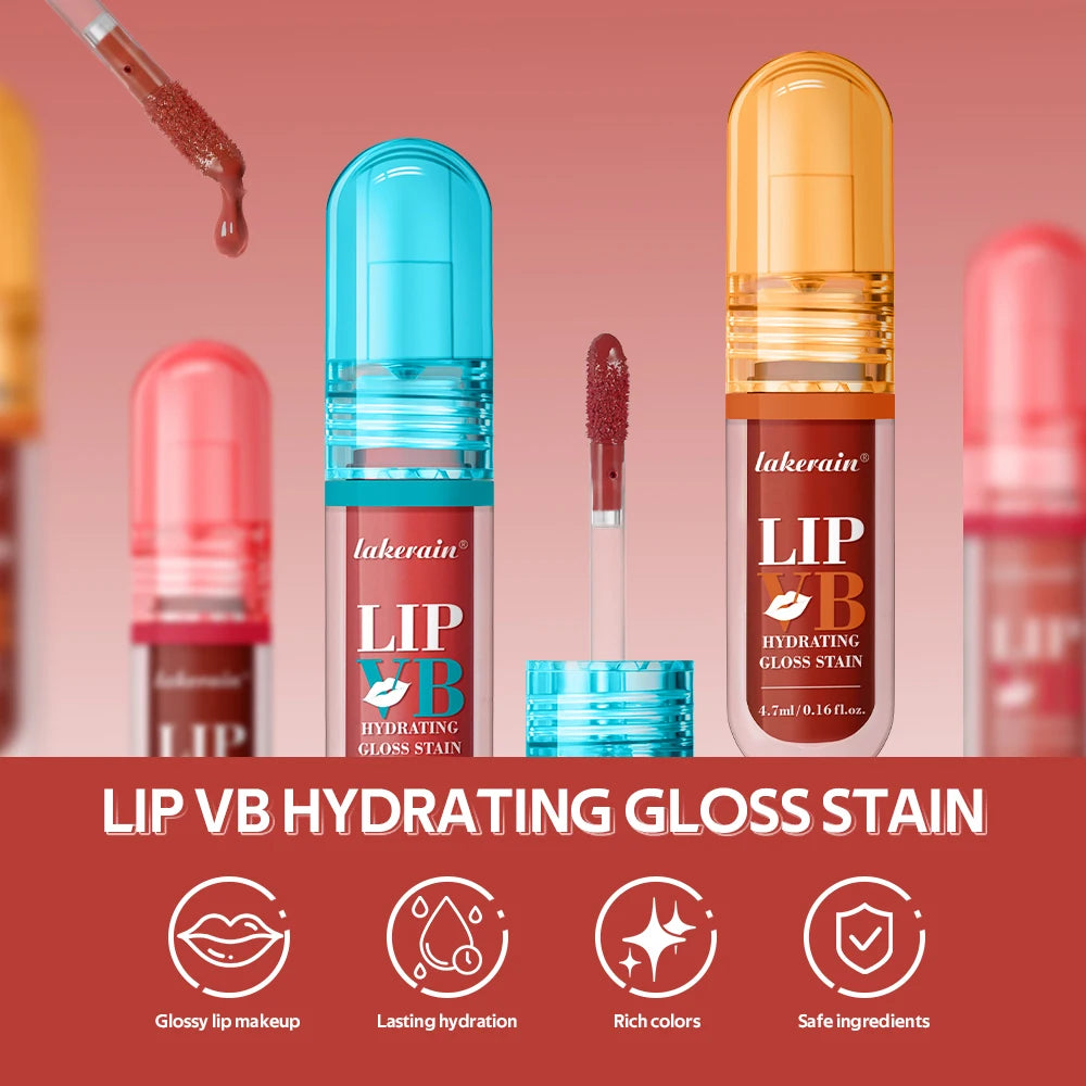 Hydrating Gloss Lip Stain with Vanilla Flavor for Long-Lasting Moisture - 3
