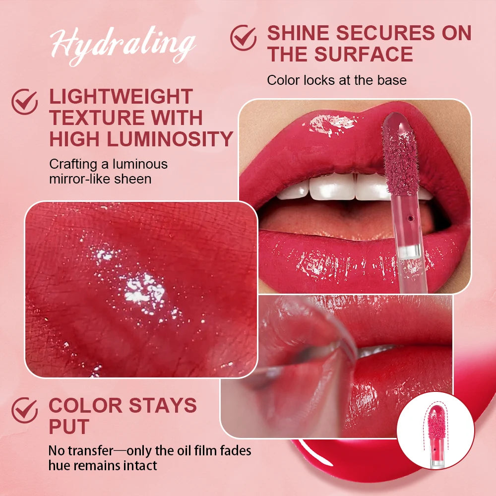 Mirror Shine Hydrating Lip Tint for Long-Lasting Plump and Juicy Lips - 6
