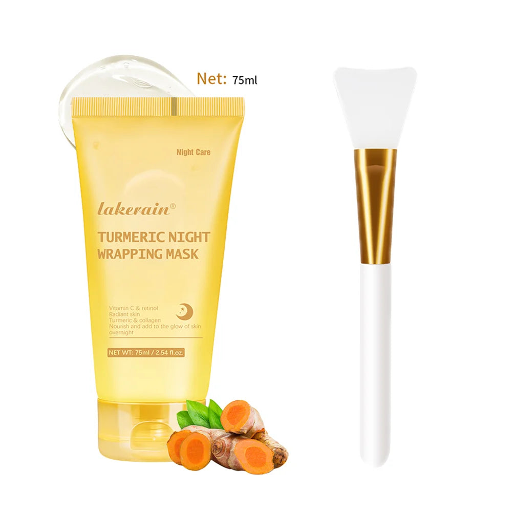 Turmeric Collagen Overnight Peel-Off Face Mask for Glowing Skin - 20