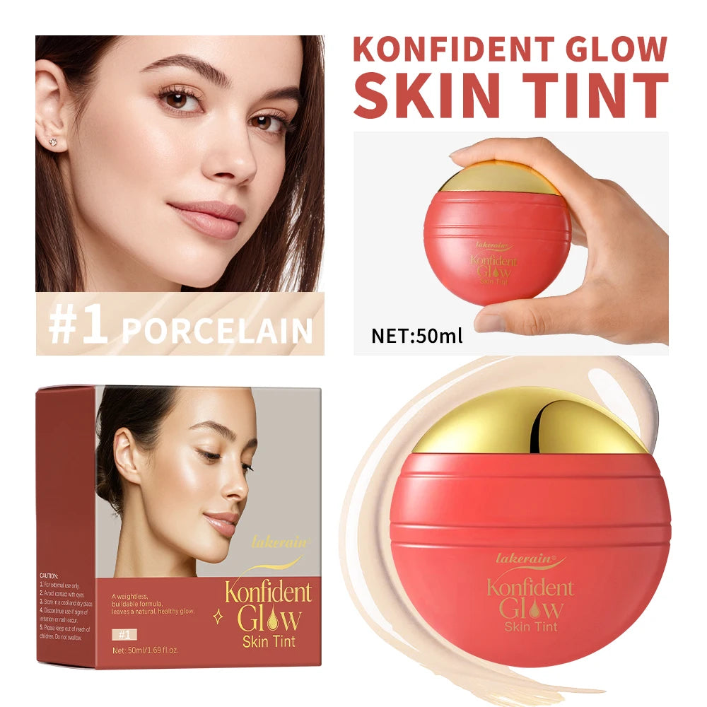 Hydrating Glow Skin Tint Foundation for a Radiant Natural Finish