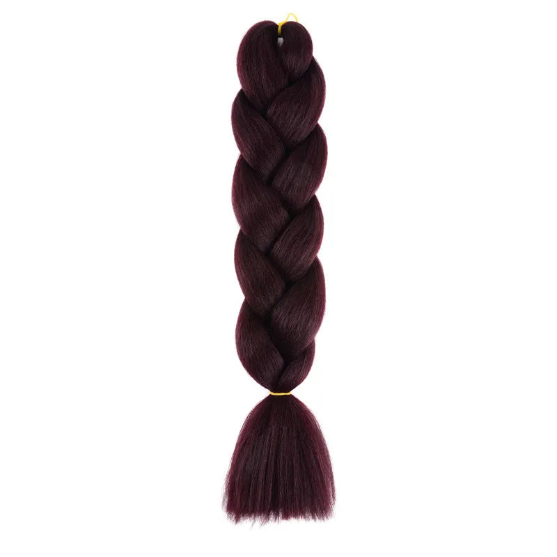 24-Inch Synthetic Jumbo Braiding Hair Extensions for Styling - 39