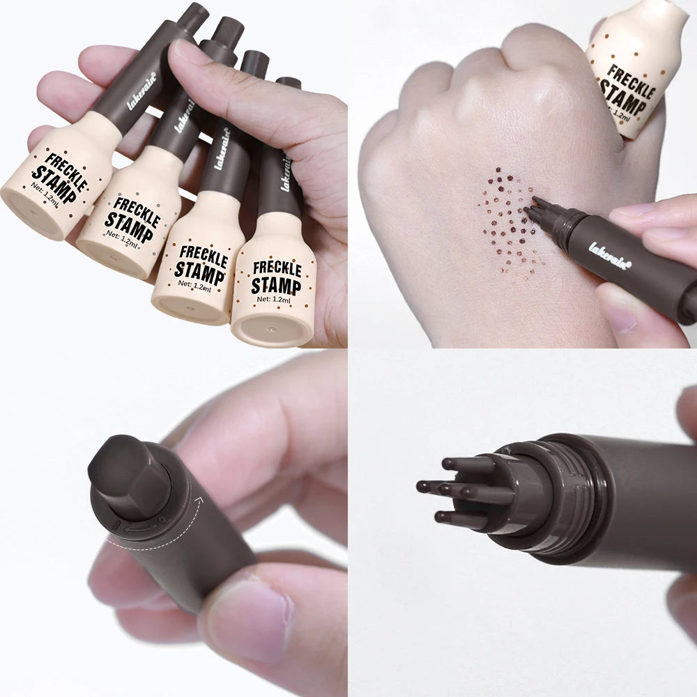 Waterproof Freckle Stamp Pen for Natural Looking Faux Freckle Makeup