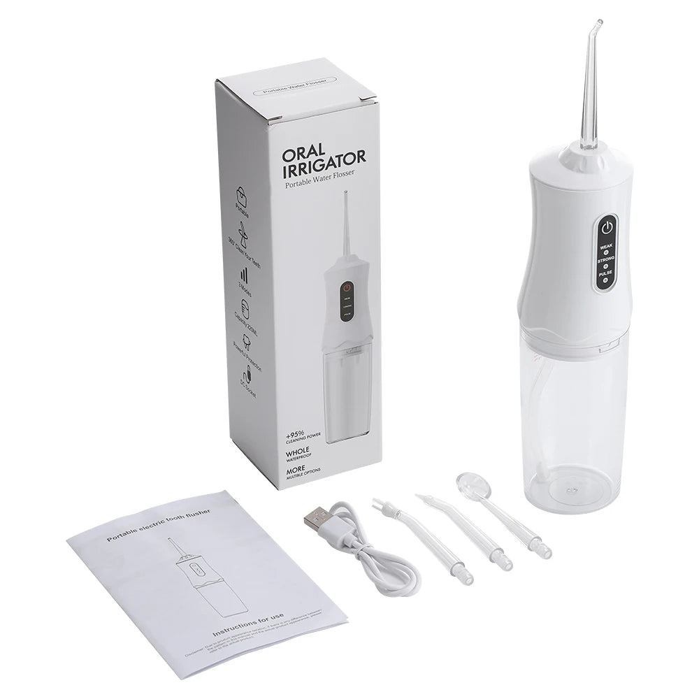 Portable Rechargeable Water Dental Flosser for Deep Teeth Cleaning - 10
