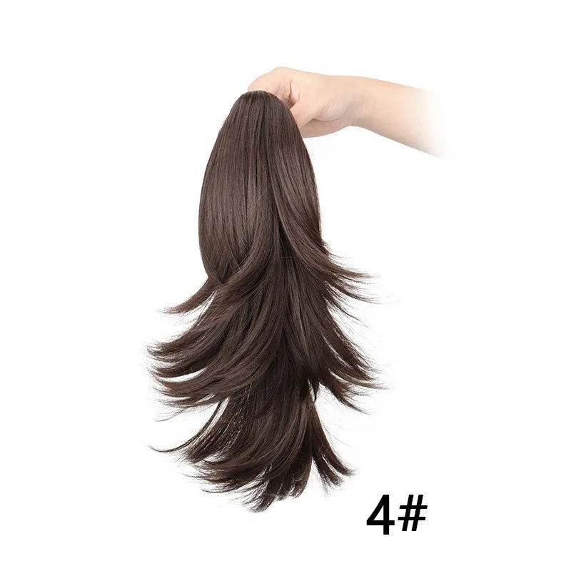 14-Inch Layered Claw Clip Ponytail Hair Extension - 8