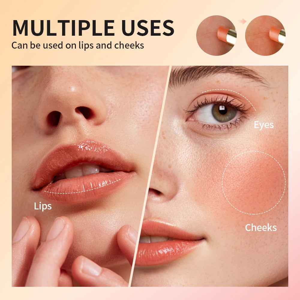 pH-Activated Color-Changing Lip and Cheek Stain Moisturizing Balm - 5