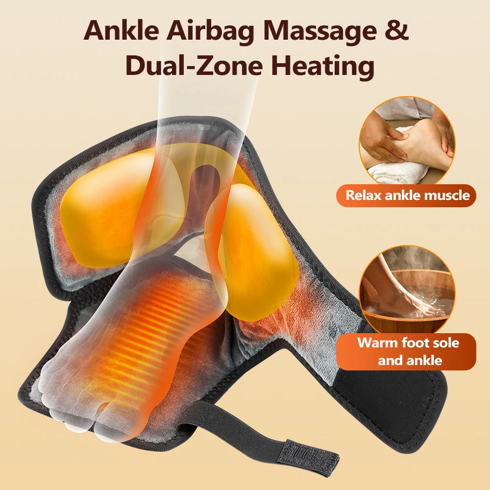 Cordless Heated Air Compression Wrist Massager for Pain Relief - 23