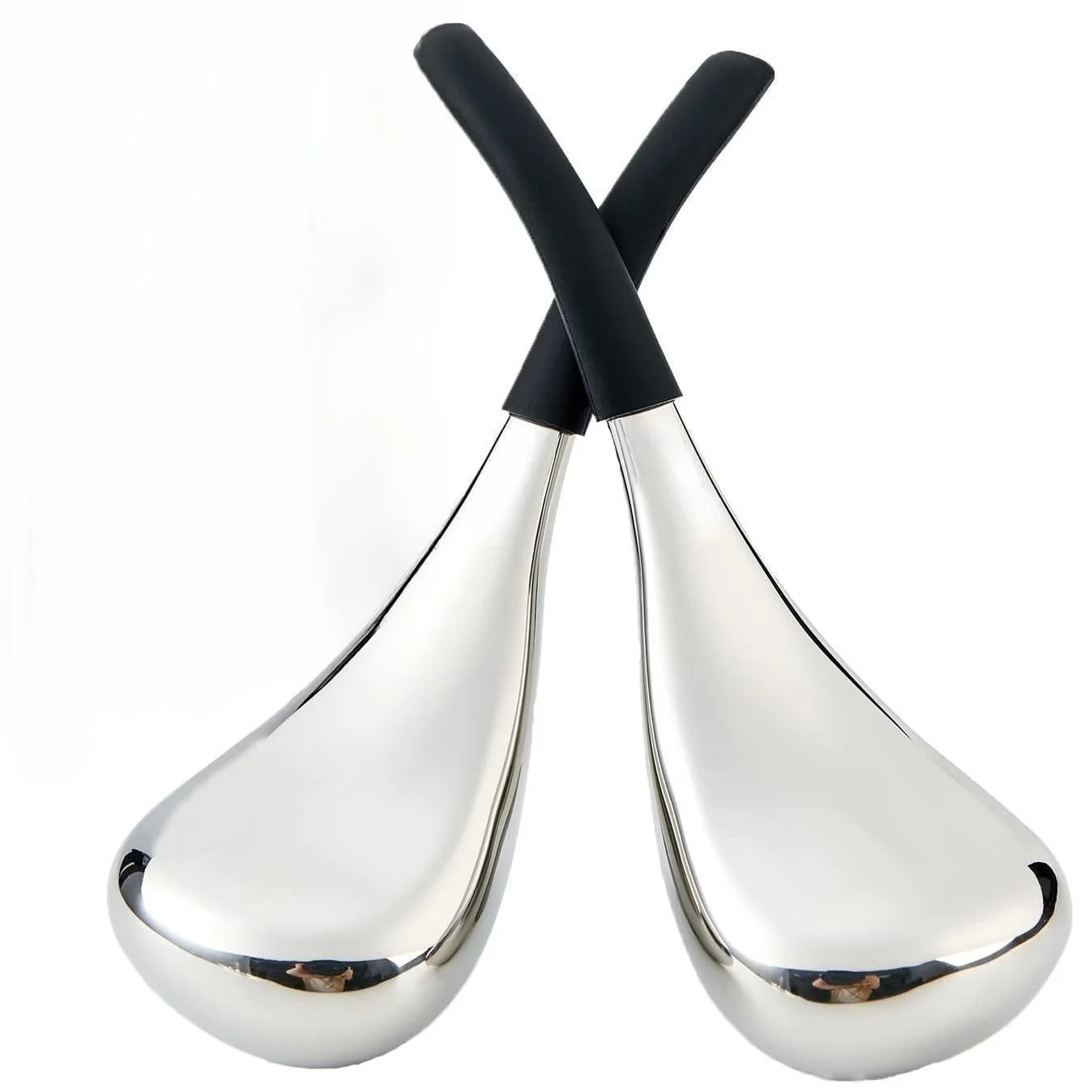 Stainless Steel Cooling Facial Globes for Puffy Eyes and Pore Tightening - 1