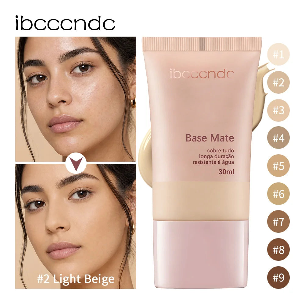 Waterproof Matte Liquid Foundation for Flawless Long-Lasting Natural Coverage
