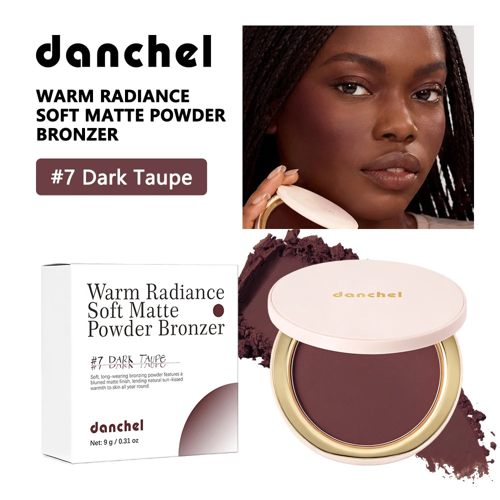 Buildable Soft Matte Bronzer Powder for Natural Face Contouring