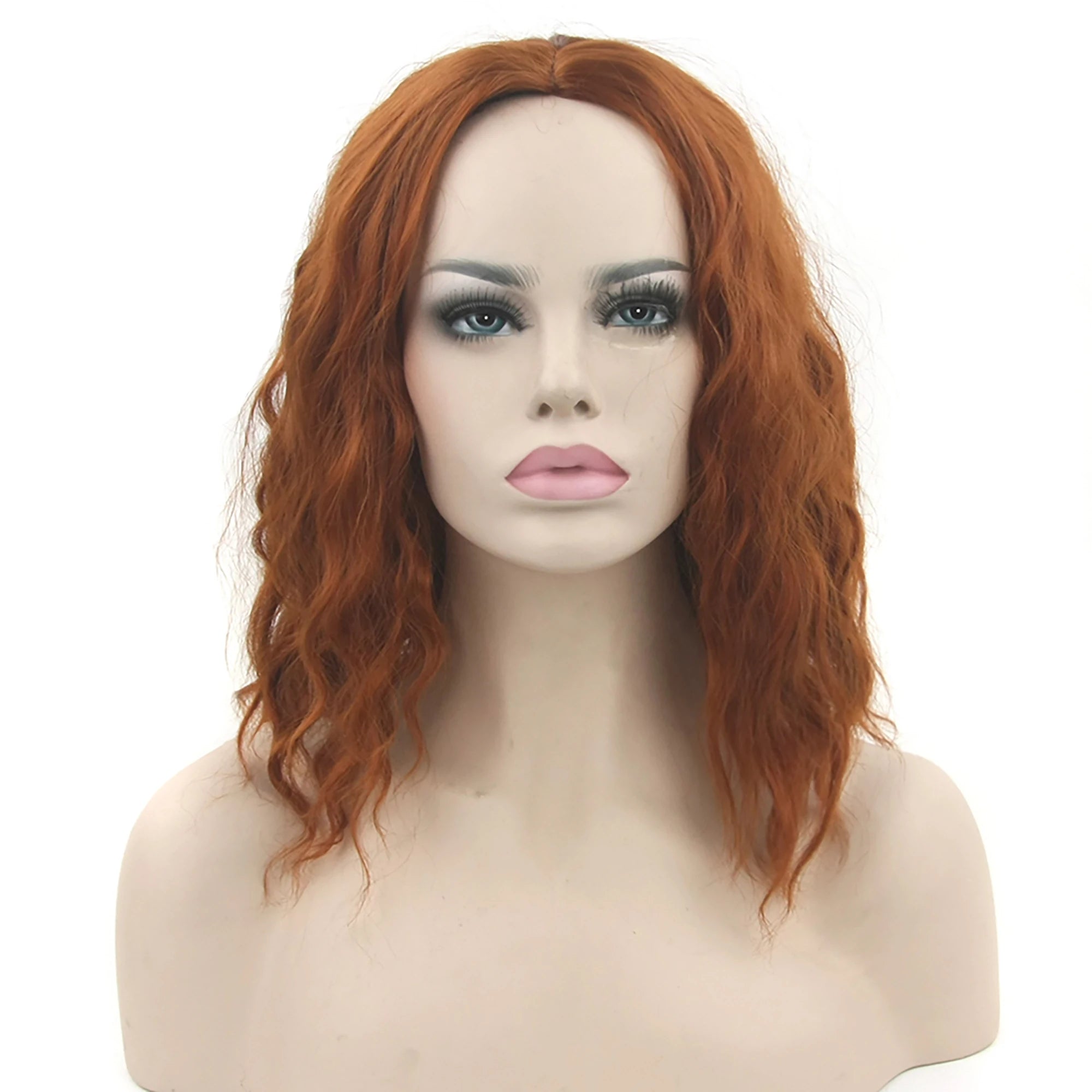 Short Curly Bob Wig for Daily Wear or Cosplay - 4