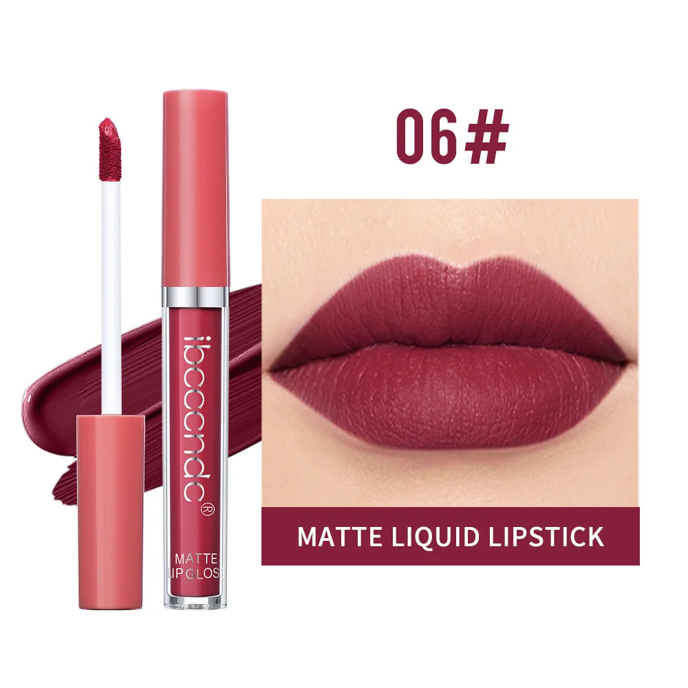 Waterproof Matte Liquid Lipstick for Long Lasting All Day Wear