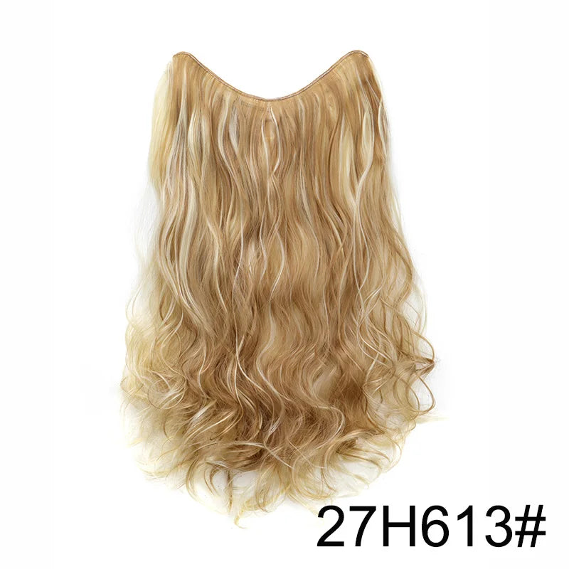 20-Inch V-Shaped Wavy Clip-In Hair Extensions - 13
