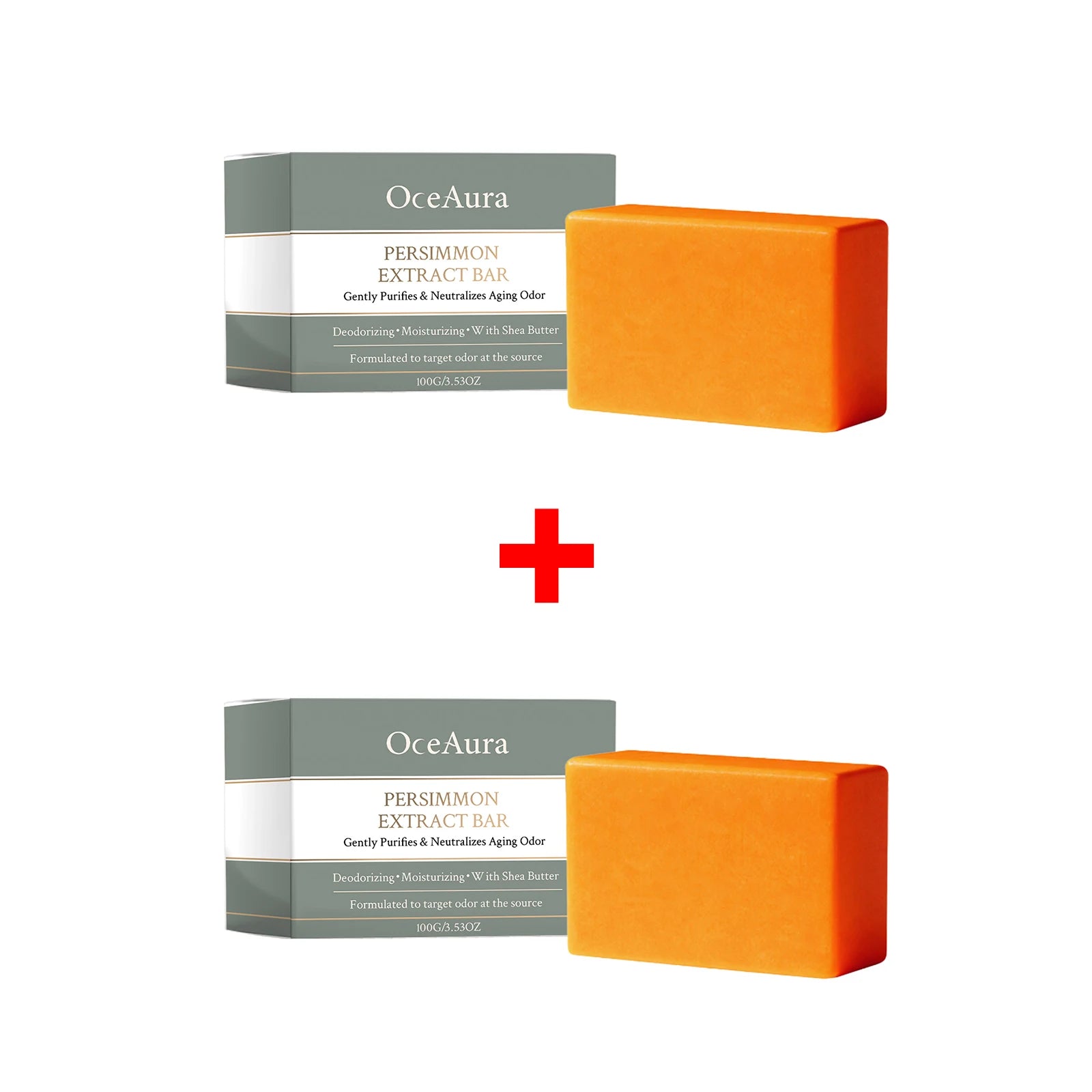 Persimmon Extract Deodorizing Body Soap for Aging Odor and Skin Care - 14
