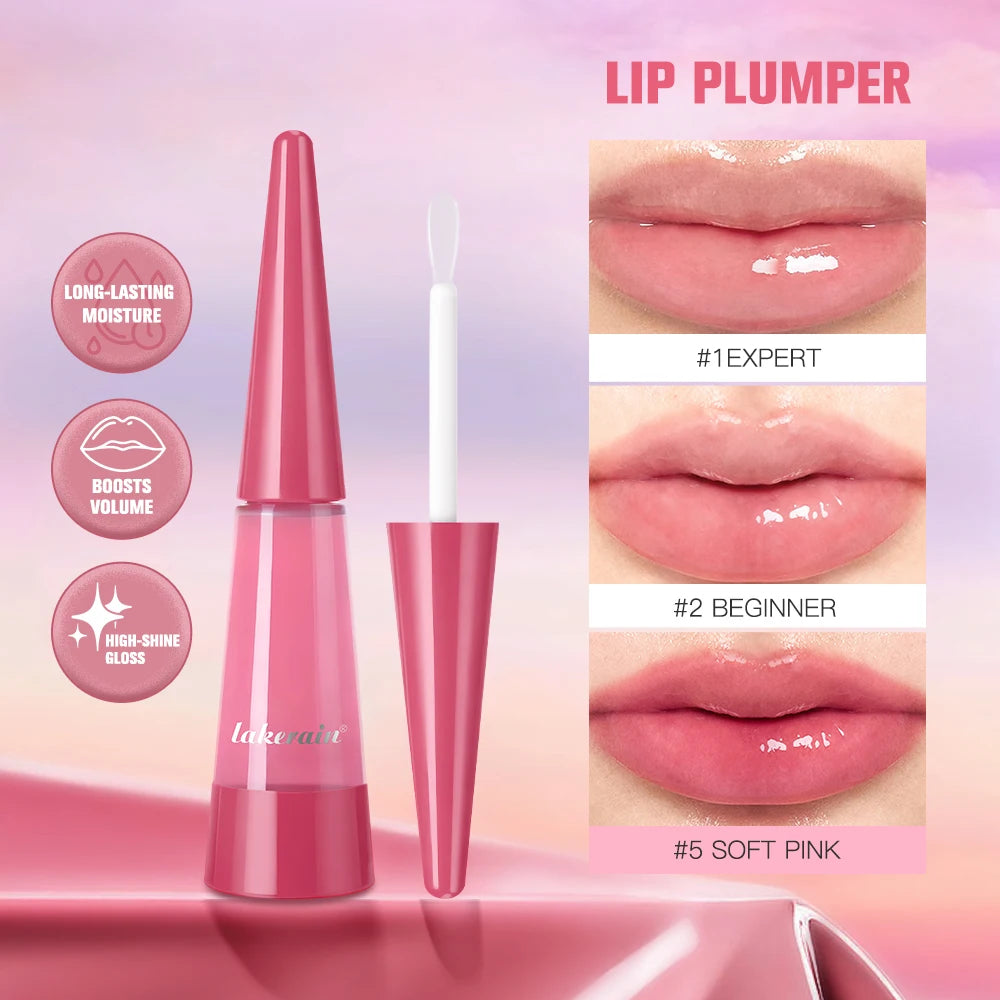 Instant Volumizing Lip Plumper Gloss for Fuller and Hydrated Lips