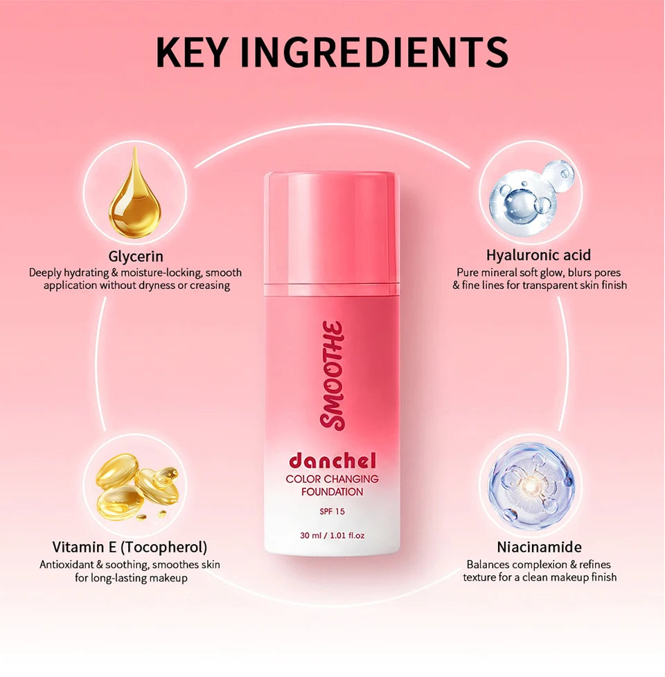 Color Changing Foundation for Flawless Seamless Skin Coverage - 14