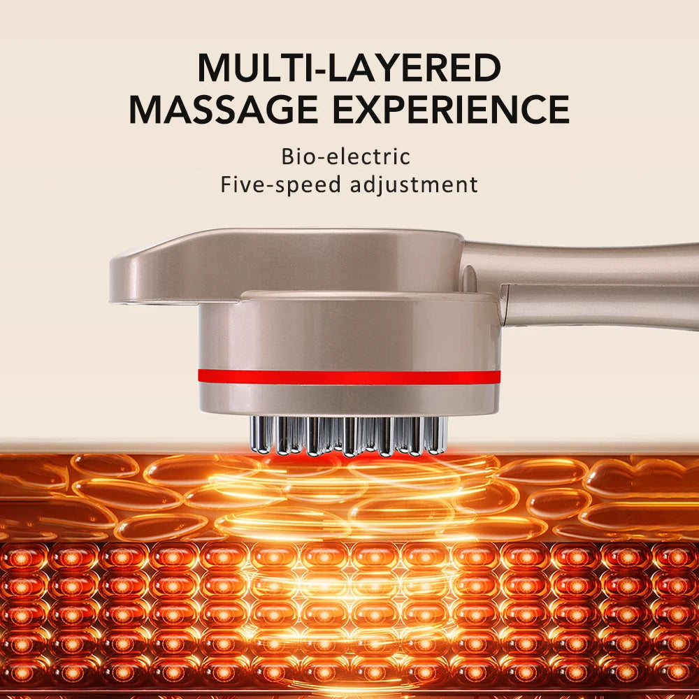 Electric Microcurrent Meridian Body Massager for Cellulite and Relaxation - 4