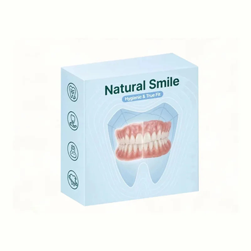 Comfortable Silicone Cosmetic Dentures for a Natural Smile Enhancer