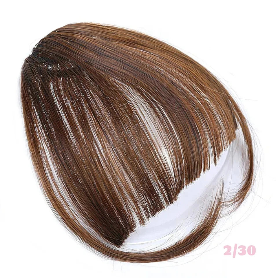 Clip In Air Bangs for Natural Hair Volumizing and Face Framing