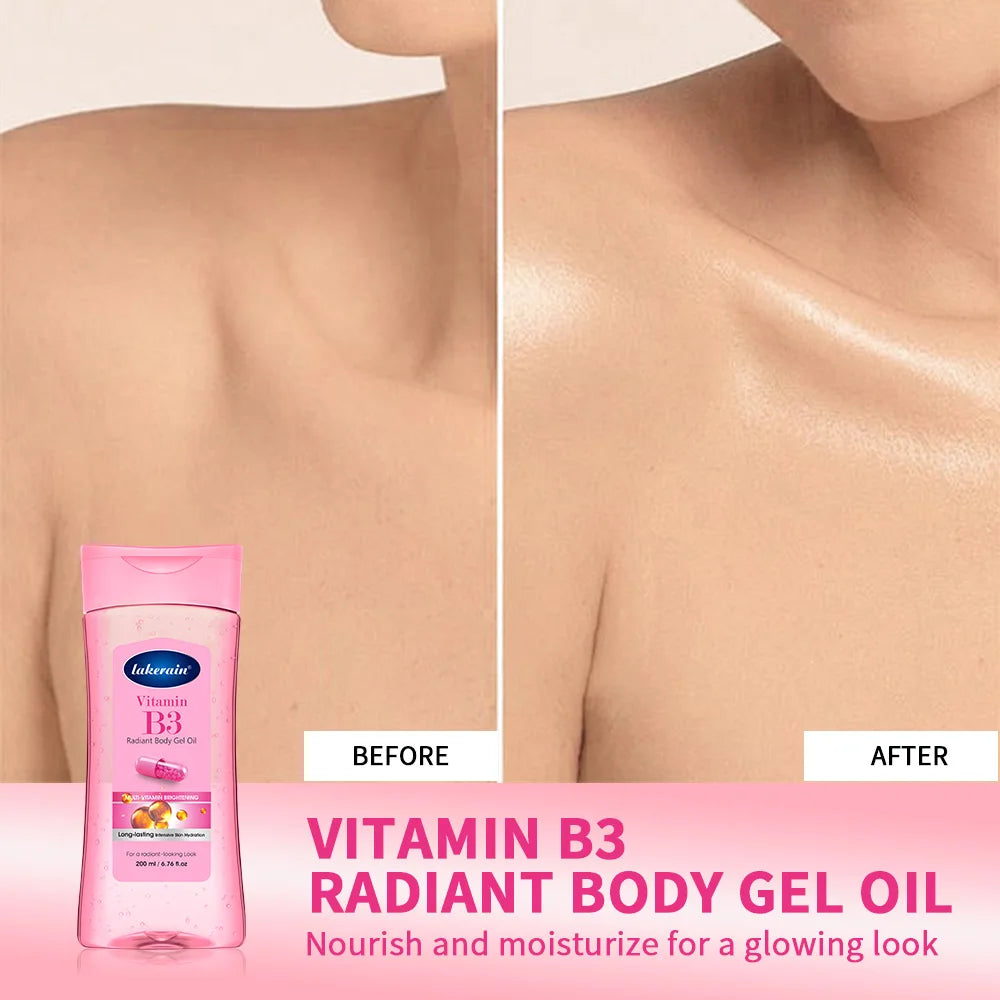 Radiant Moisturizing Body Gel Oil for Dry Skin Care and Glowing Results - 4